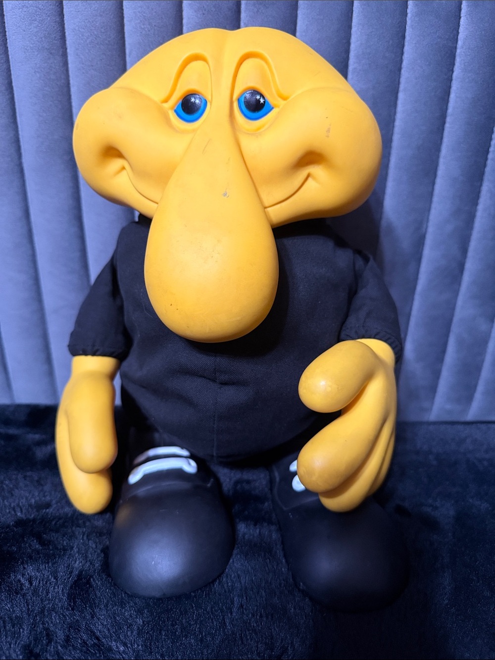 Vintage Official Froyd Stamp of Approval Figure Plush Rubber Head Toy 1987